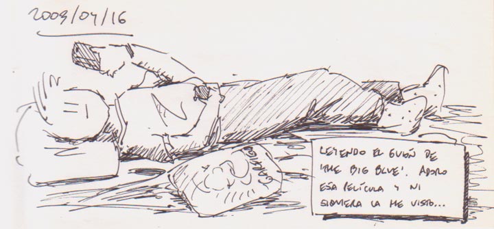 Leyendo 'The Big Blue'