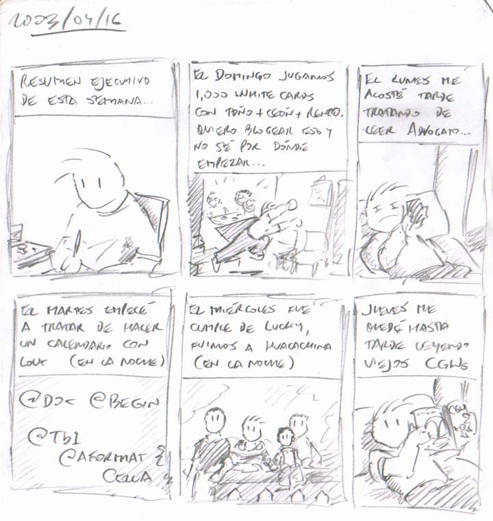 Resumen ejecutivo de esta semana