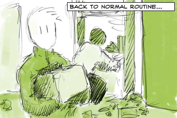 Back to normal routine
