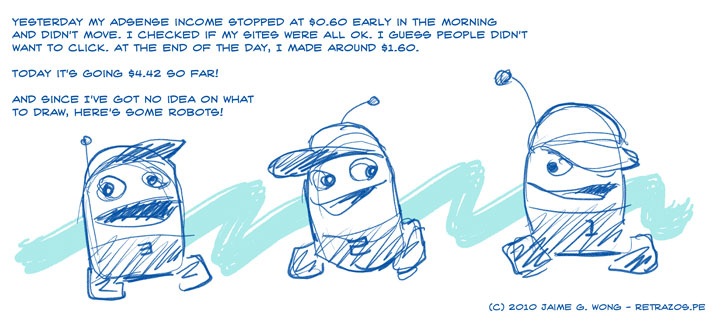 Adsense Blues (and robots!)
