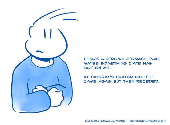 With Stomach Pain