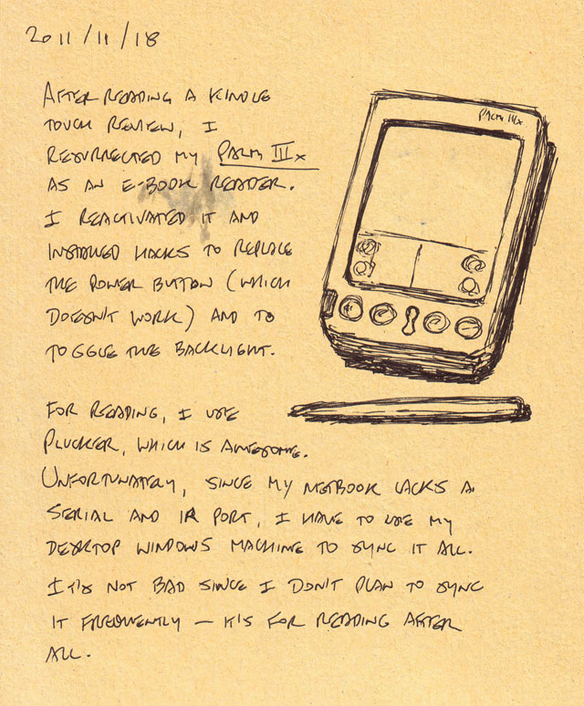 The old-school e-book reader