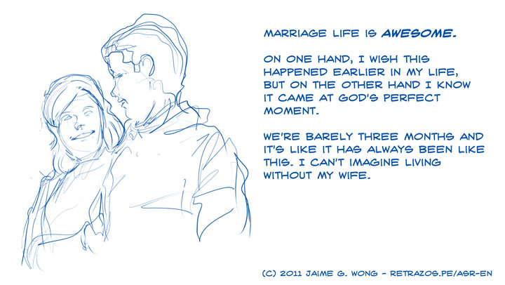 Marriage life is awesome