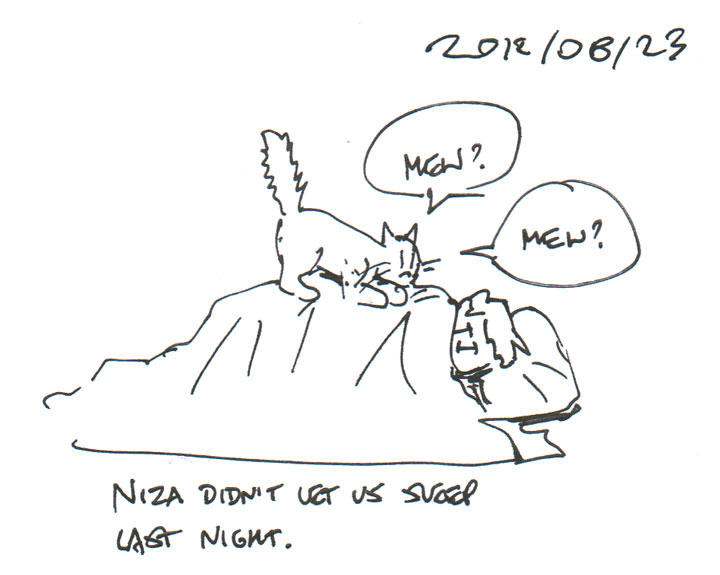 Niza, let me sleep