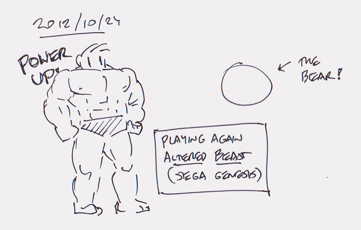 Playing Altered Beast