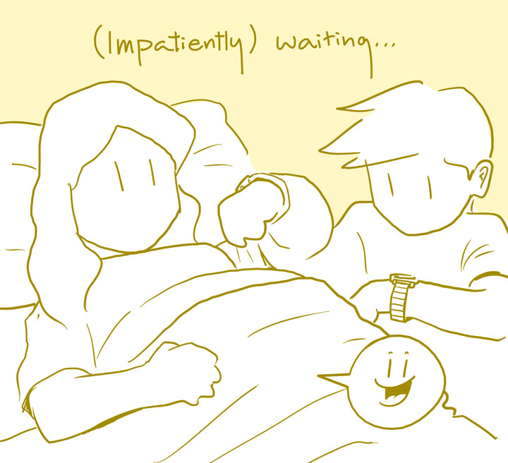 (Impatiently) waiting