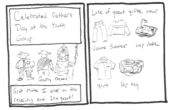 Father's Day at youth group
