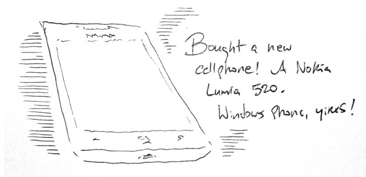Bought a new cellphone!