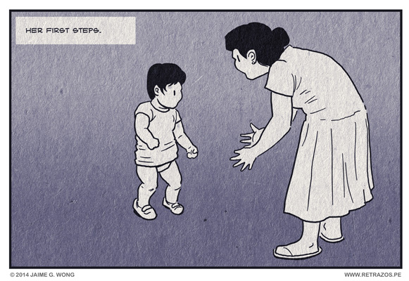 Her first steps