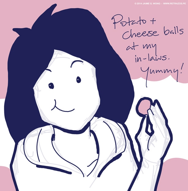 Potato + cheese balls