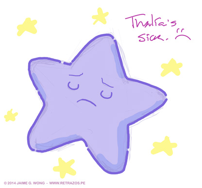 Thalía's sick