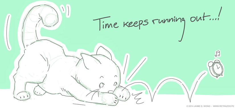 Time keeps running out...!