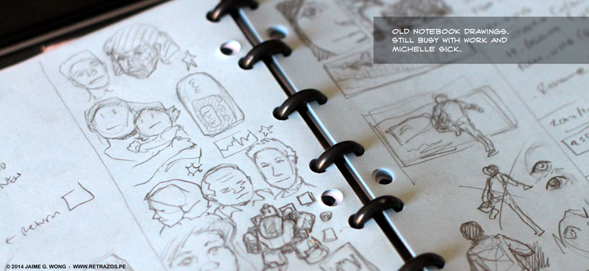 Old notebook drawings