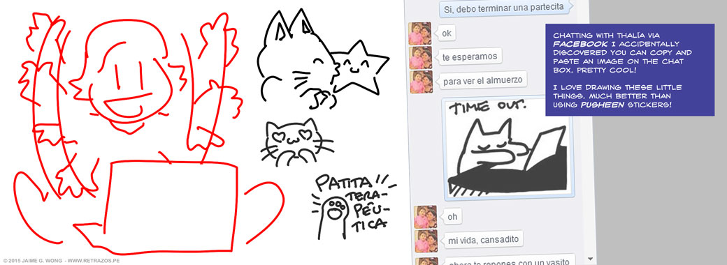 Facebook chat drawings