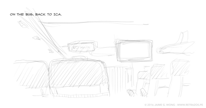 On the bus back to Ica