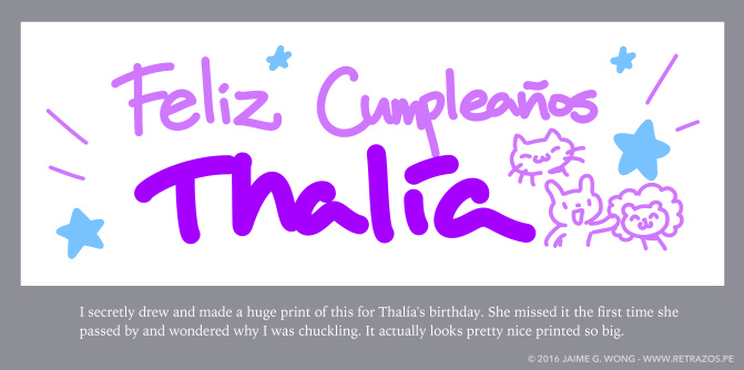 ¡Feliz cumpleaños, Thalía!