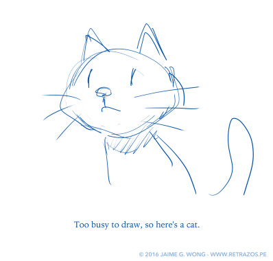 So here's a cat