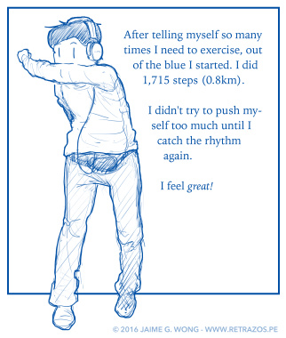 Exercising again