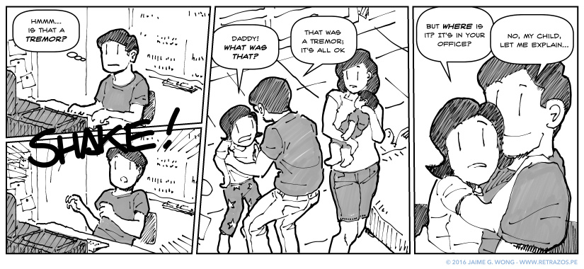 Michelle's first tremor