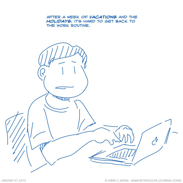 Back to work routine