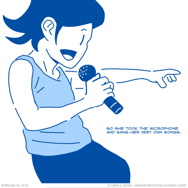 Her very own songs