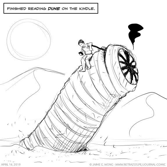 Finished reading Dune on the Kindle