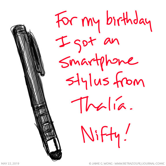 An smartphone stylus