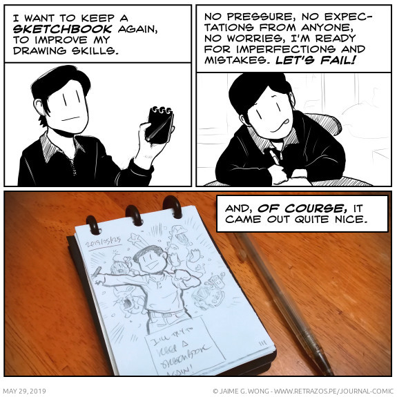 Keeping a sketchbook