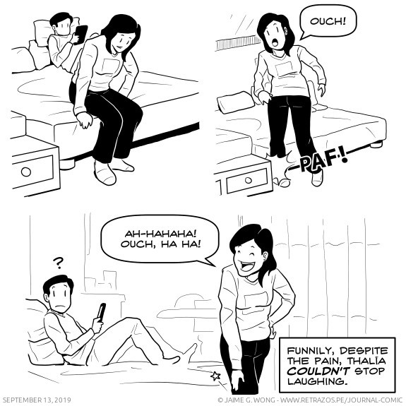 Kicking for laughs
