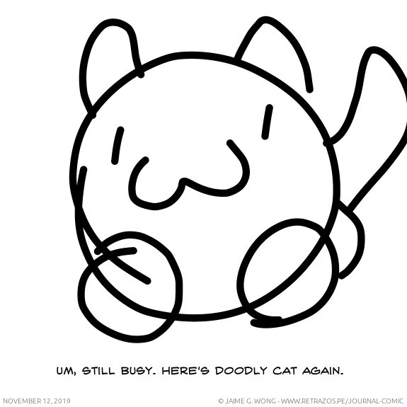 Here's doodly cat again