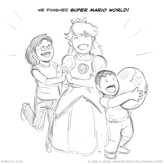 We finished Super Mario World!