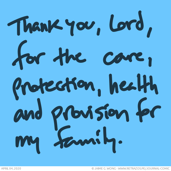 Thank you, Lord