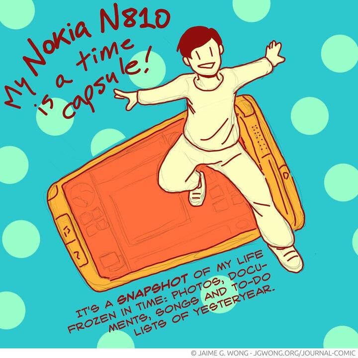 My Nokia N810 is a time capsule